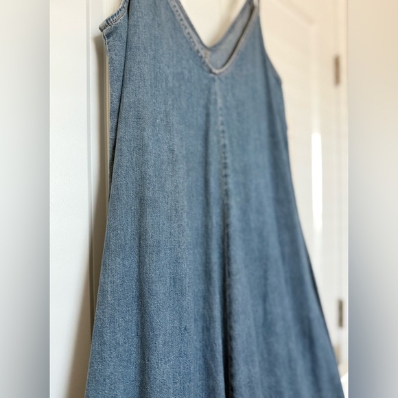 ZARA Denim Blue Maxi Dress - Picture 12 of 13
